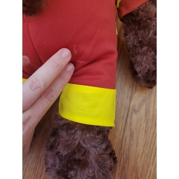 Brown Build-A-Bear Stuffed Animal Plush The Flash Outfit Wired Arms Sound‎ JL - Picture 7 of 13